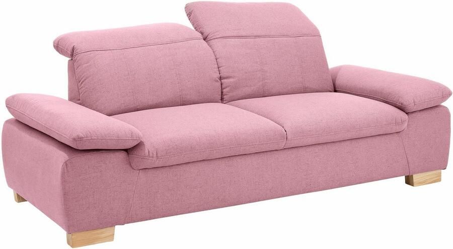 Home affaire 2 5-zitsbank Bergamo multifunctionele bank elegant en comfortabel met verstelbare armleuning en rugleuning binnenvering - Foto 5
