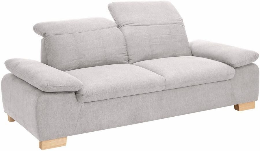 Home affaire 2 5-zitsbank Bergamo multifunctionele bank elegant en comfortabel met verstelbare armleuning en rugleuning binnenvering - Foto 6