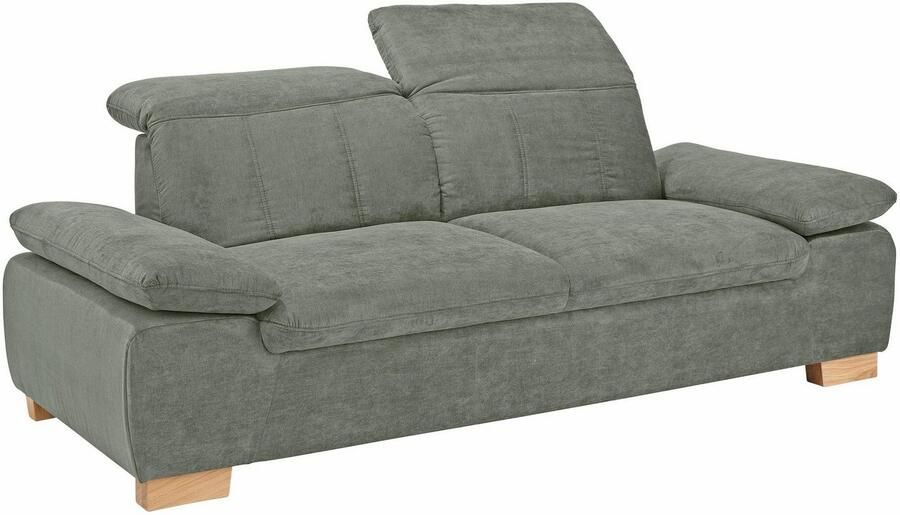 Home affaire 2 5-zitsbank Bergamo multifunctionele bank elegant en comfortabel met verstelbare armleuning en rugleuning binnenvering - Foto 6