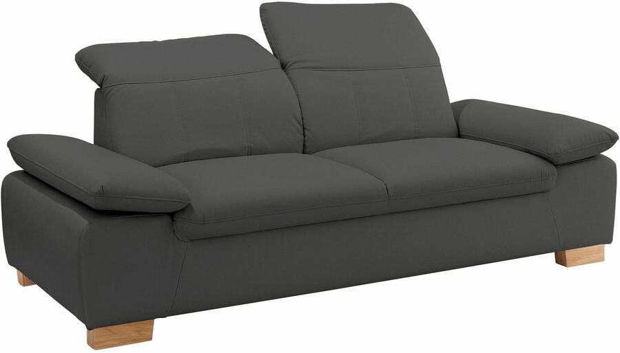 Home affaire 2 5-zitsbank Bergamo multifunctionele bank elegant en comfortabel met verstelbare armleuning en rugleuning binnenvering - Foto 6