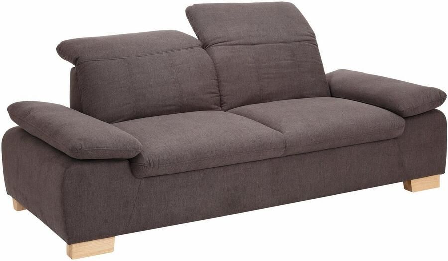 Home affaire 2 5-zitsbank Bergamo multifunctionele bank elegant en comfortabel met verstelbare armleuning en rugleuning binnenvering - Foto 7