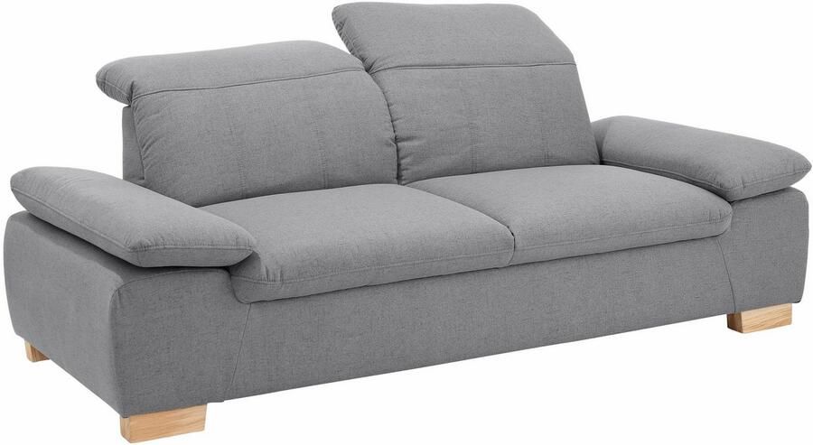 Home affaire 2 5-zitsbank Bergamo multifunctionele bank elegant en comfortabel met verstelbare armleuning en rugleuning binnenvering - Foto 5