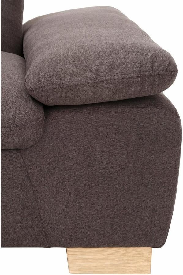 Home affaire 2 5-zitsbank Bergamo multifunctionele bank elegant en comfortabel met verstelbare armleuning en rugleuning binnenvering - Foto 3