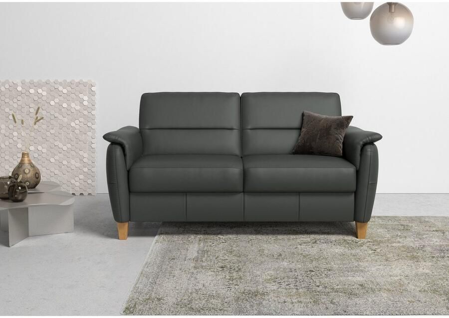 Home affaire 2 5-zitsbank Palmera Binnenveringsinterieur stekkersysteem voor 2 hoofdsteunen (optioneel) - Foto 3