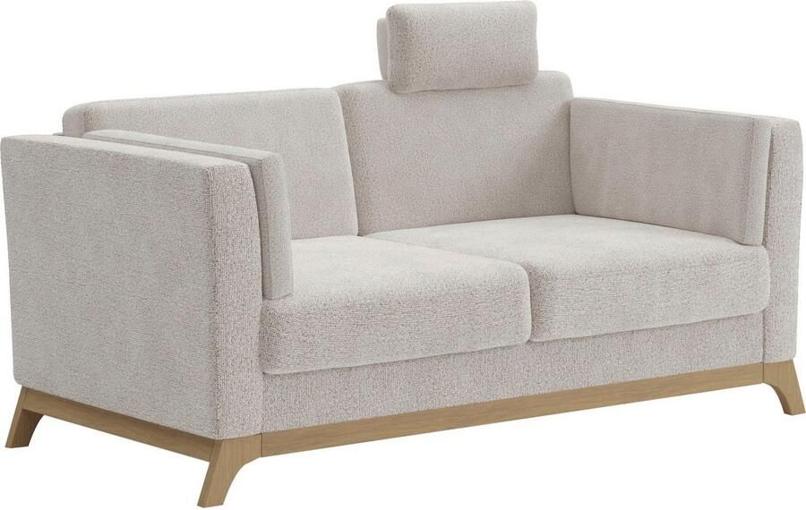 Home affaire 2 5-zitsbank Viva optioneel met houten frame van beukenhout - Foto 3
