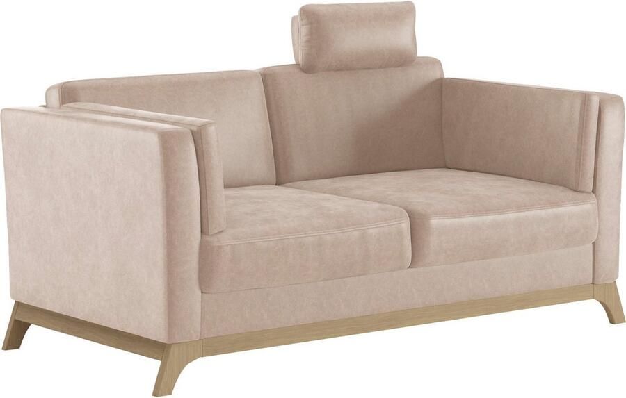 Home affaire 2 5-zitsbank Viva optioneel met houten frame van beukenhout - Foto 4