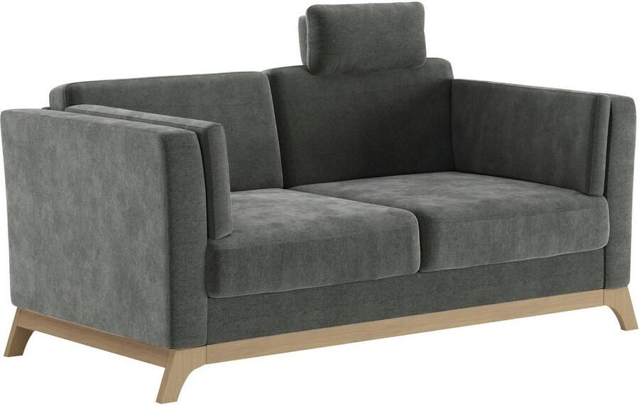 Home affaire 2 5-zitsbank Viva optioneel met houten frame van beukenhout - Foto 3