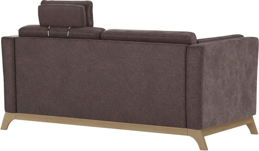 Home affaire 2 5-zitsbank Viva optioneel met houten frame van beukenhout - Foto 6