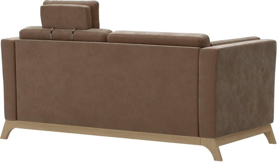 Home affaire 2 5-zitsbank Viva optioneel met houten frame van beukenhout - Foto 4