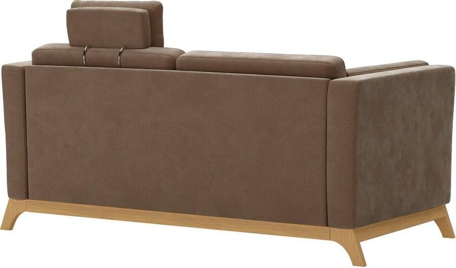 Home affaire 2 5-zitsbank Viva optioneel met houten frame van eikenhout - Foto 5