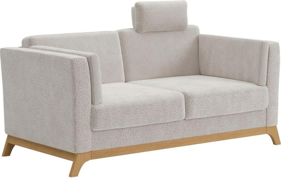 Home affaire 2 5-zitsbank Viva optioneel met houten frame van eikenhout - Foto 4