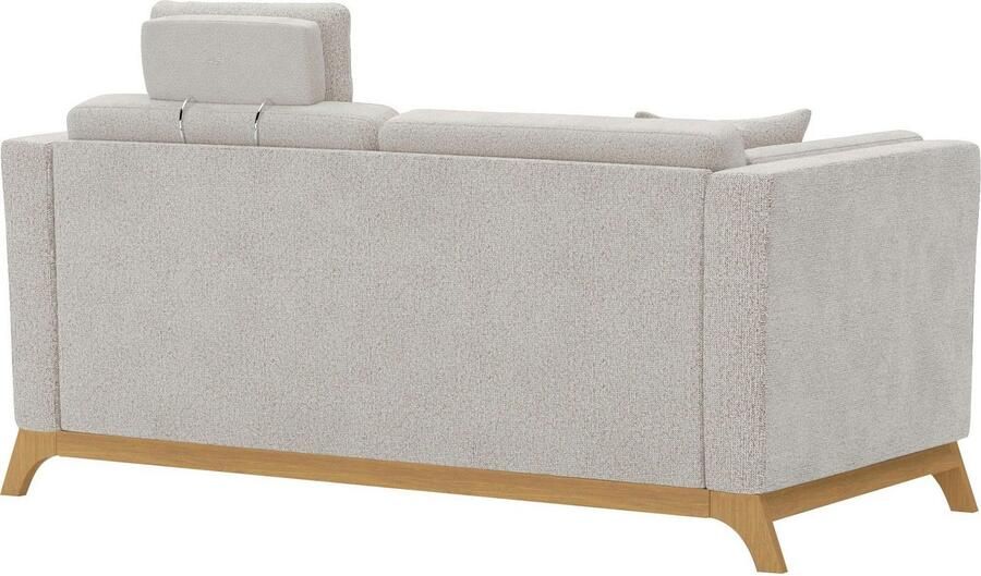 Home affaire 2 5-zitsbank Viva optioneel met houten frame van eikenhout - Foto 5