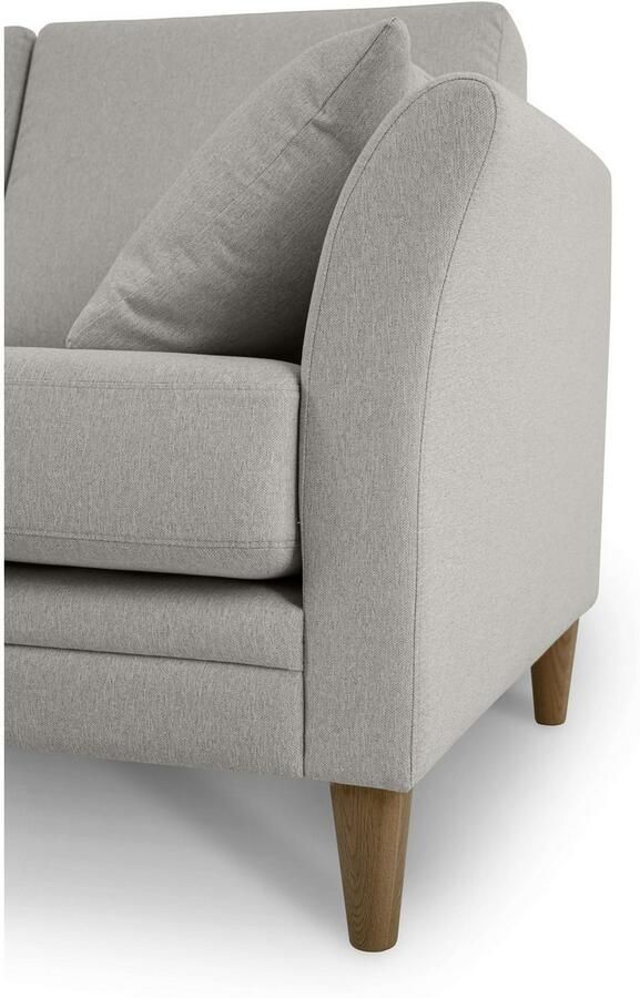 Home affaire 2-zitsbank Arellano breedte 155 cm klassiek ontwerp 2 sierkussens inbegrepen fijn geweven stof - Foto 4