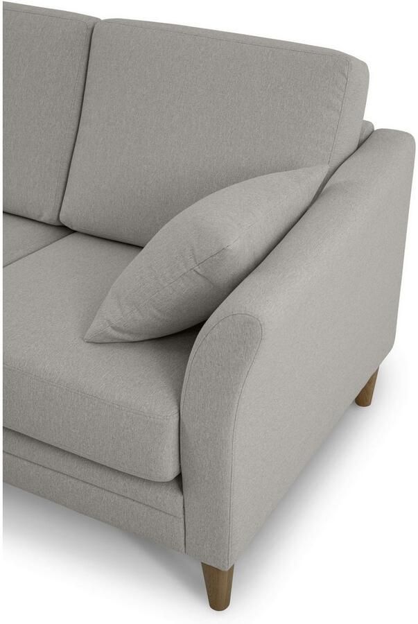 Home affaire 2-zitsbank Arellano breedte 155 cm klassiek ontwerp 2 sierkussens inbegrepen fijn geweven stof - Foto 3