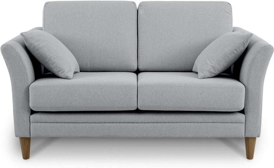 Home affaire 2-zitsbank Arellano breedte 155 cm klassiek ontwerp 2 sierkussens inbegrepen fijn geweven stof - Foto 9