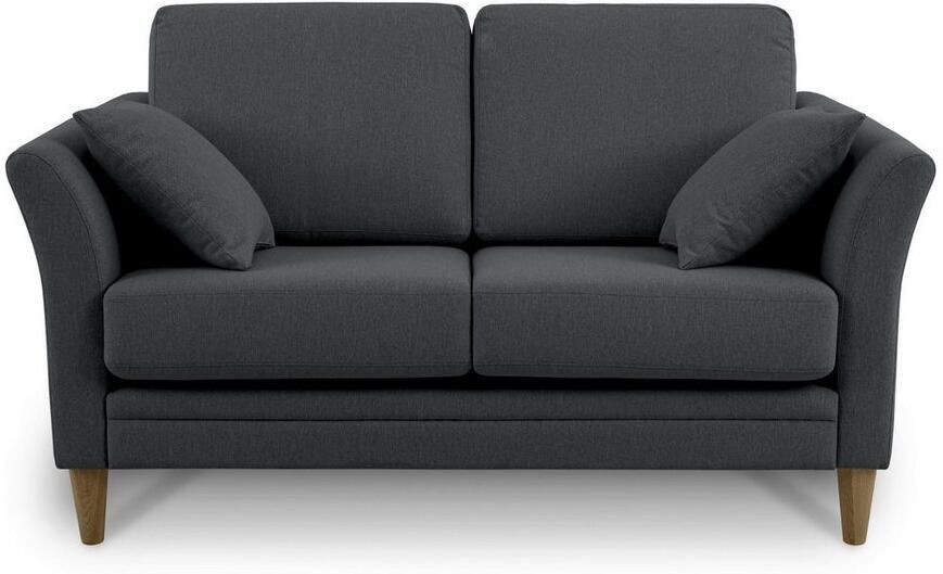 Home affaire 2-zitsbank Arellano breedte 155 cm klassiek ontwerp 2 sierkussens inbegrepen fijn geweven stof - Foto 8