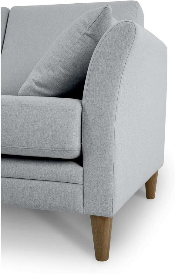 Home affaire 2-zitsbank Arellano breedte 155 cm klassiek ontwerp 2 sierkussens inbegrepen fijn geweven stof - Foto 5