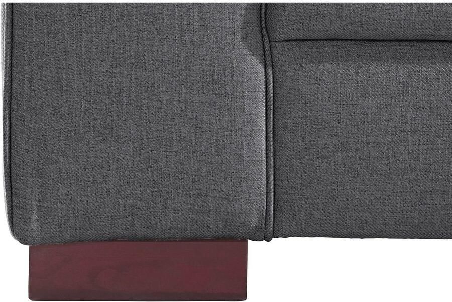 Home affaire 2-zitsbank Broughton zacht zitcomfort incl. 2 sierkussens opstaande naad - Foto 4