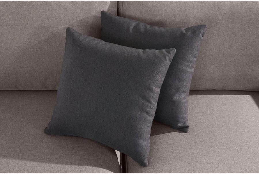 Home affaire 2-zitsbank Broughton zacht zitcomfort incl. 2 sierkussens opstaande naad - Foto 3