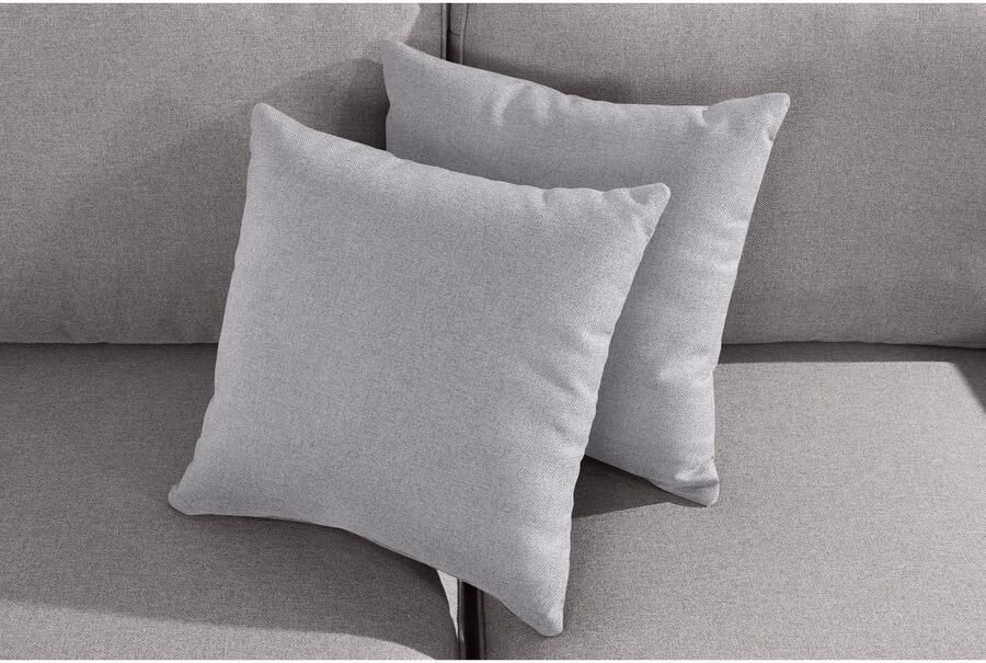Home affaire 2-zitsbank Broughton zacht zitcomfort incl. 2 sierkussens opstaande naad - Foto 3