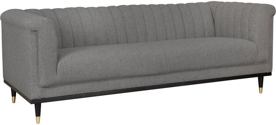 Home affaire 2-zitsbank Chamby met houten rand onder en stiksels bij de leuning - Foto 3