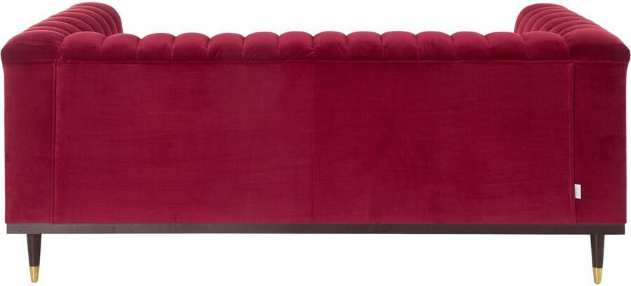 Home affaire 2-zitsbank Chamby met houten rand onder en stiksels bij de leuning - Foto 5