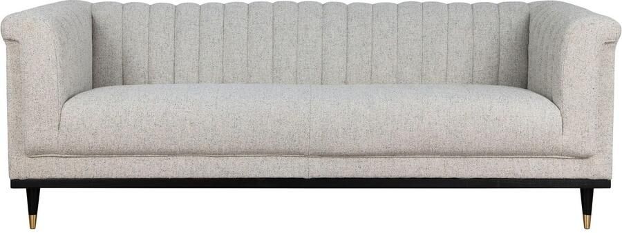 Home affaire 2-zitsbank Chamby met houten rand onder en stiksels bij de leuning - Foto 5