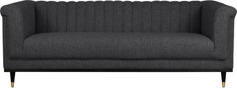 Home affaire 2-zitsbank Chamby met houten rand onder en stiksels bij de leuning - Foto 5