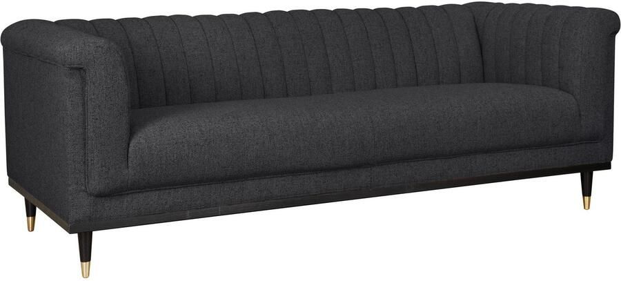 Home affaire 2-zitsbank Chamby met houten rand onder en stiksels bij de leuning - Foto 3