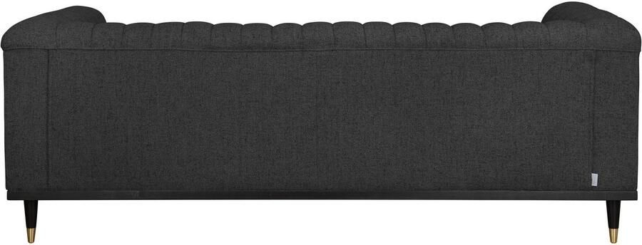 Home affaire 2-zitsbank Chamby met houten rand onder en stiksels bij de leuning - Foto 4