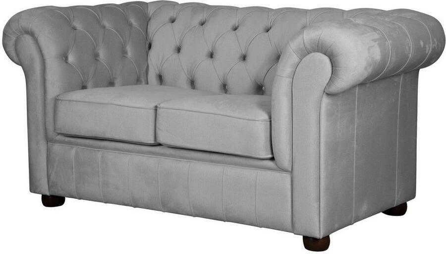 Home affaire 2-zitsbank CHARENTE Chesterfield bank golfvering afmetingen: B D H: 147 89 74 cm - Foto 4