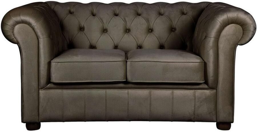 Home affaire 2-zitsbank CHARENTE Chesterfield bank golfvering afmetingen: B D H: 147 89 74 cm - Foto 5