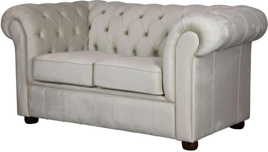 Home affaire 2-zitsbank CHARENTE Chesterfield bank golfvering afmetingen: B D H: 147 89 74 cm - Foto 4