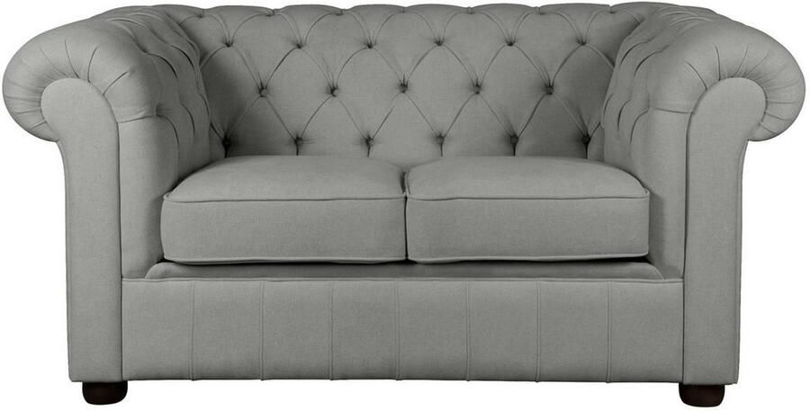 Home affaire 2-zitsbank CHARENTE Chesterfield bank golfvering afmetingen: B D H: 147 89 74 cm - Foto 7