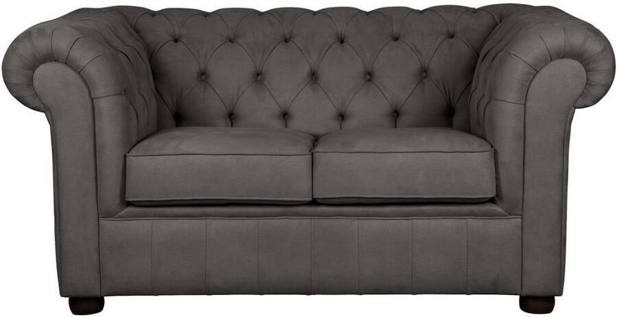 Home affaire 2-zitsbank CHARENTE Chesterfield bank golfvering afmetingen: B D H: 147 89 74 cm - Foto 5