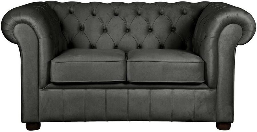 Home affaire 2-zitsbank CHARENTE Chesterfield bank golfvering afmetingen: B D H: 147 89 74 cm - Foto 5