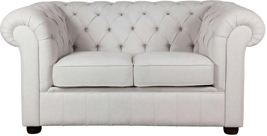 Home affaire 2-zitsbank CHARENTE Chesterfield bank golfvering afmetingen: B D H: 147 89 74 cm - Foto 7