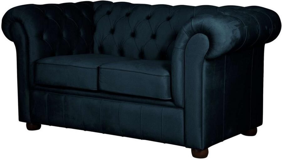 Home affaire 2-zitsbank CHARENTE Chesterfield bank golfvering afmetingen: B D H: 147 89 74 cm - Foto 4