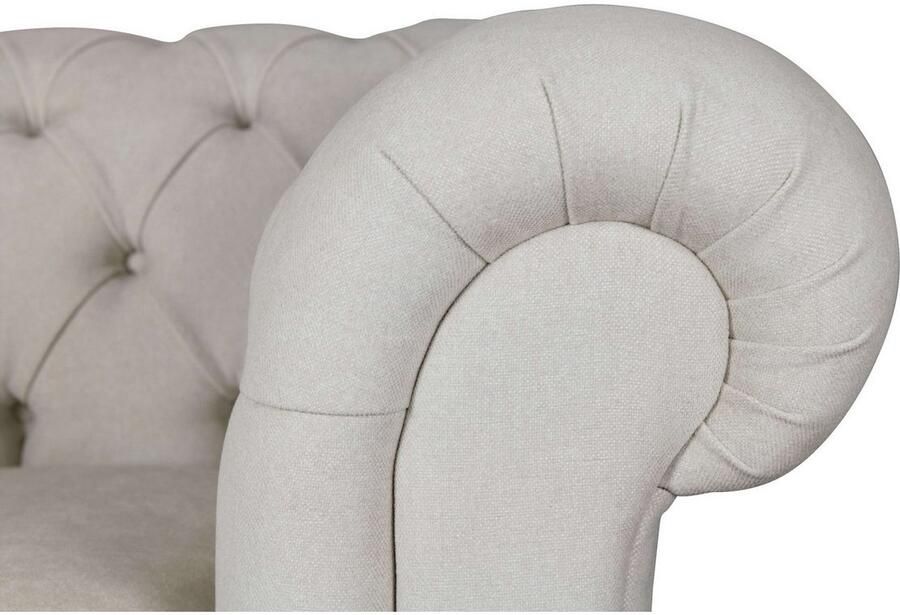 Home affaire 3-zitsbank CHARENTE optionele slaapbank Chesterfield-sofa bedfunctie met edele knoopbevestiging en typische armleuningen b d h 198 89 74 cm - Foto 3