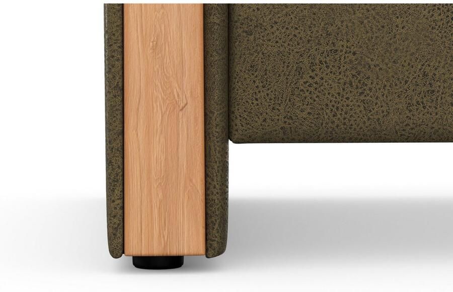 Home affaire 2-zitsbank Dangast Verstelbare hoofdsteun houten frontlijsten naar keuze ook in Easy clean bekleding - Foto 4