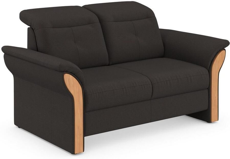 Home affaire 2-zitsbank Dangast Verstelbare hoofdsteun houten frontlijsten naar keuze ook in Easy clean bekleding - Foto 4