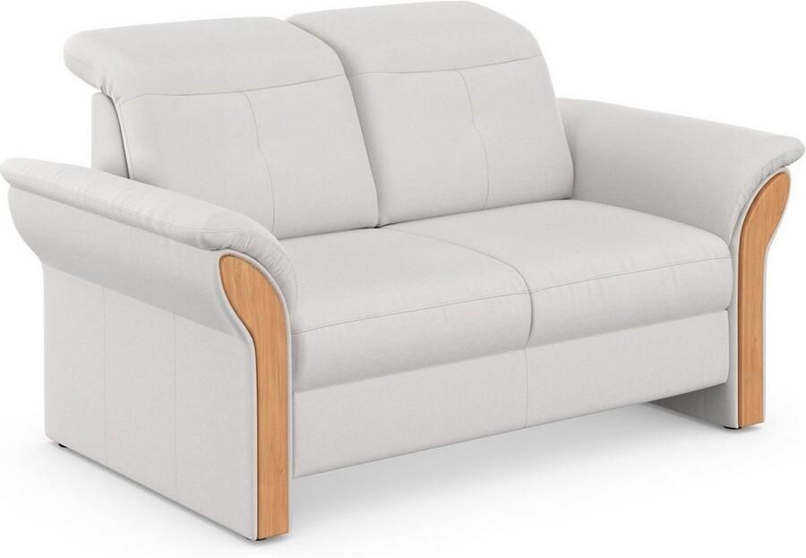 Home affaire 2-zitsbank Dangast Verstelbare hoofdsteun houten frontlijsten naar keuze ook in Easy clean bekleding - Foto 5