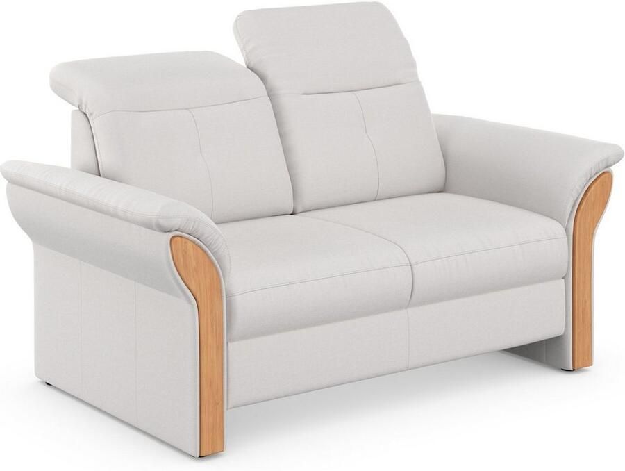 Home affaire 2-zitsbank Dangast Verstelbare hoofdsteun houten frontlijsten naar keuze ook in Easy clean bekleding - Foto 3