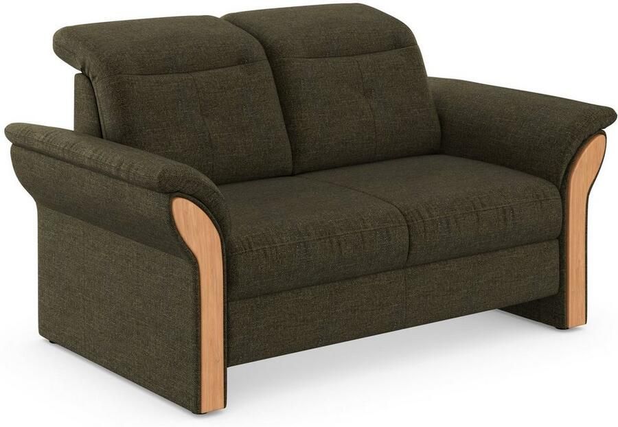 Home affaire 2-zitsbank Dangast Verstelbare hoofdsteun houten frontlijsten naar keuze ook in Easy clean bekleding - Foto 5