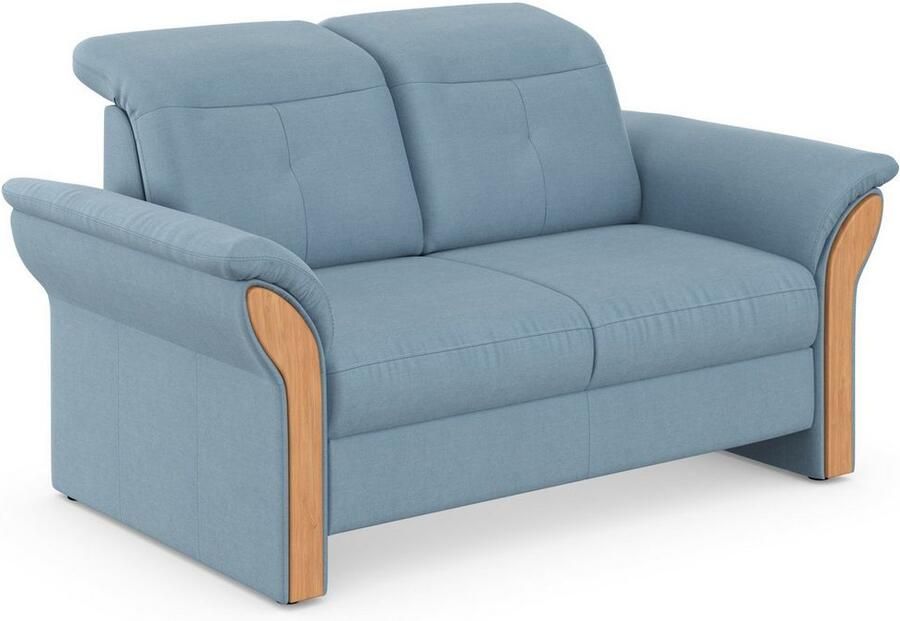 Home affaire 2-zitsbank Dangast Verstelbare hoofdsteun houten frontlijsten naar keuze ook in Easy clean bekleding - Foto 5