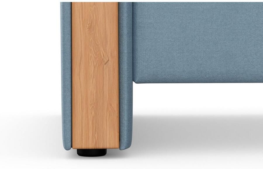 Home affaire 2-zitsbank Dangast Verstelbare hoofdsteun houten frontlijsten naar keuze ook in Easy clean bekleding - Foto 5