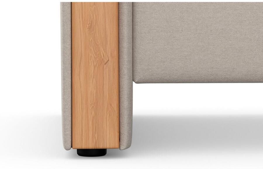 Home affaire 2-zitsbank Dangast Verstelbare hoofdsteun houten frontlijsten naar keuze ook in Easy clean bekleding - Foto 5