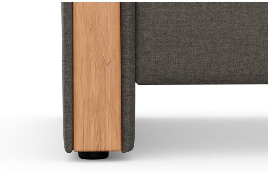 Home affaire 2-zitsbank Dangast Verstelbare hoofdsteun houten frontlijsten naar keuze ook in Easy clean bekleding - Foto 4