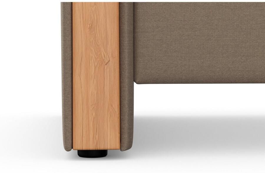 Home affaire 2-zitsbank Dangast Verstelbare hoofdsteun houten frontlijsten naar keuze ook in Easy clean bekleding - Foto 5