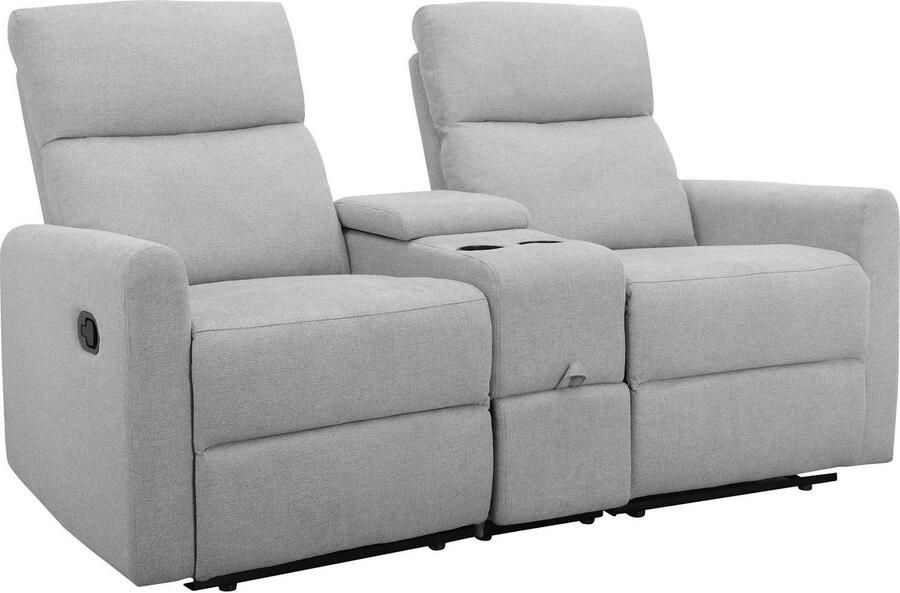 Home affaire 2-zitsbank Daoulas 2-zits bioscoopbank TV-fauteuil multimedia bank - Foto 6